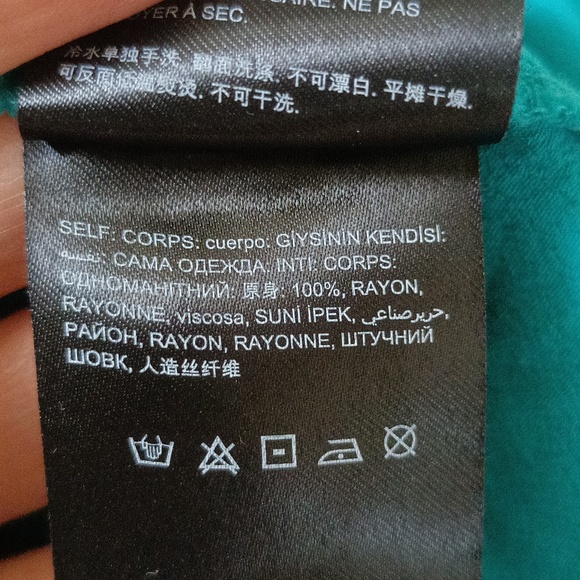 Bebe Boho Wide Sleeve Crop Top - turquoise - Picture 7 of 8